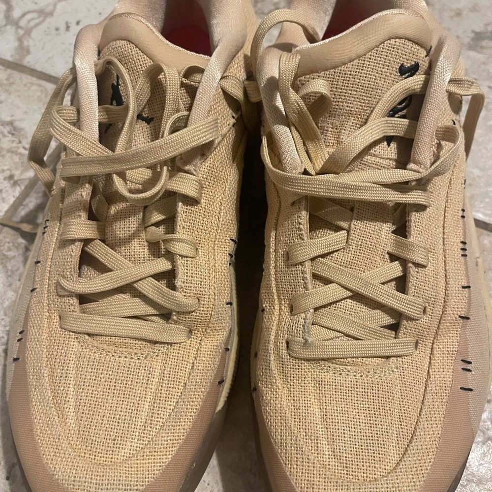Jordan Tan Textured Sneakers